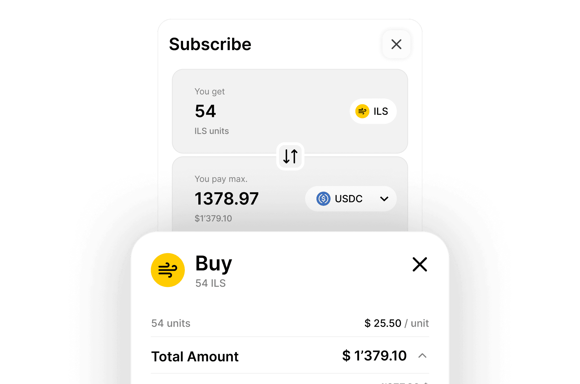 Marketplace interface