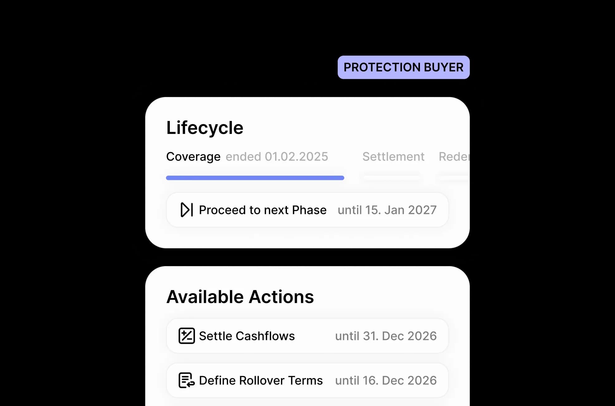 Role management interface